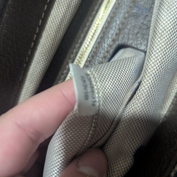Gucci Crossbody Bag — GG Monogram Canvas w/ Web Stripe - Picture 7 of 8